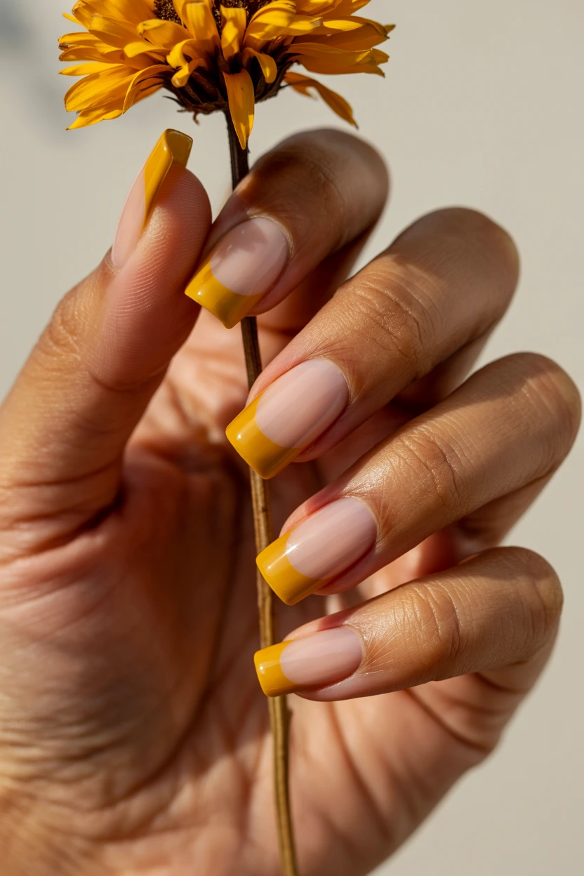 mustard yellow french arches