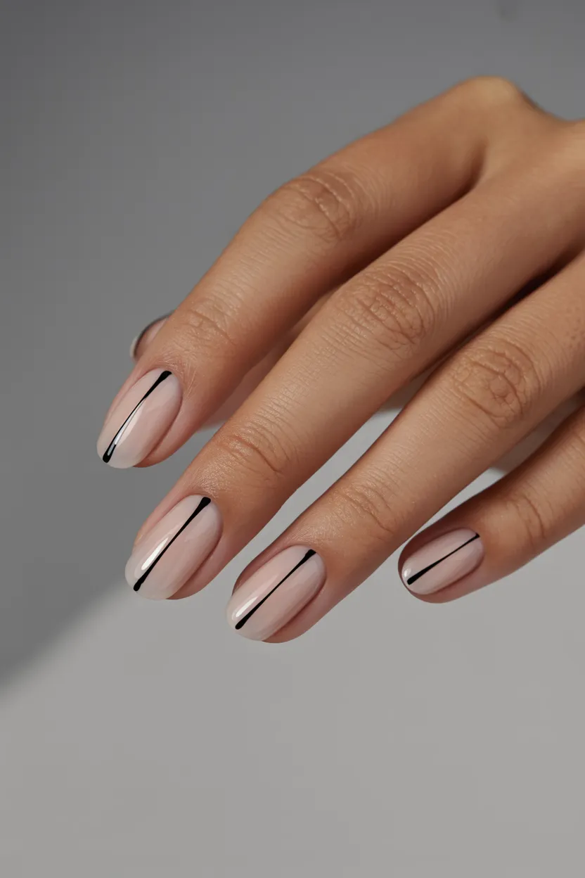 minimalist nude linear