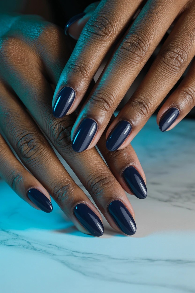 midnight navy cream